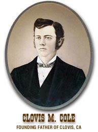 Clovis M.  Cole circa 1890